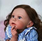 Boneca Reborn Corpo de Silicone New Happy Realista Reborn