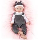 Boneca Reborn IVITA Full Silicone de 51 cm para menino com roupas