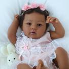 Boneca Reborn KSBD Black Girl 45 cm com acessórios de 3 anos ou mais