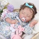 Boneca Reborn KSBD Lifelike Girl 50 cm com corpo pesado