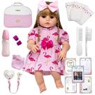 Boneca Reborn Laura Pode Molhar Com Lindos Acessórios Barata Boneca Reborn Laura Pode Molhar Com Lindos Acessórios Barata