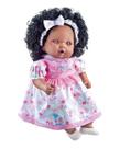 Boneca Reborn Linda Milk Angelina Negra Fala 62 Frases C/ Mamadeira