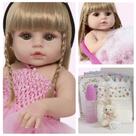 Boneca Reborn Loira Enxoval Bailarina Coelhinha Pelúcia Fofa