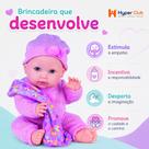 Boneca Reborn Love Born Naninha Faz Xixi Abre e fecha o Olho