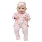 Boneca Reborn Menina Careca 43cm Corpo de Vinil Siliconado