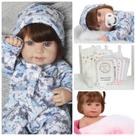 Boneca Reborn Menina Larinha Fio a Fio Fofa Kit Acessórios