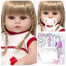 Boneca Reborn Menina Loira Fofa Corpo de Vinil Com Enxoval Boneca Reborn Menina Loira Fofa Corpo de Vinil Com Enxoval