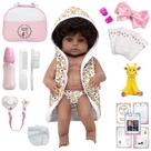 Boneca Reborn Menina Negra Linda Girafa Corpo 100% Vinil Boneca Reborn Menina Negra Linda Girafa Corpo 100% Vinil