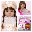 Boneca Reborn Menina Roupa Salmão Fada Madrinha Enxoval Luxo