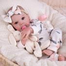 Boneca Reborn Milidool Lifelike Girl 50 cm com acessórios