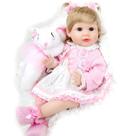 Boneca Reborn Milidool Lifelike Girl com acessórios de 22 polegadas