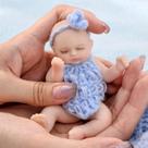 Boneca Reborn Mini de Silicone Cloveray 12,5 cm Realista