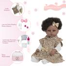 Boneca Reborn Negra 100% Vinil Enxoval Completo Oncinha