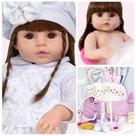 Boneca Reborn Princesa Julia Corpo 100% Vinil + Acessórios Boneca Reborn Princesa Julia Corpo 100% Vinil + Acessórios