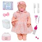 Boneca Reborn Princesa Realista 100% Silicone Bolsa Enxoval
