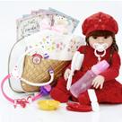 Boneca Reborn Realista Bebê Menina Fofa 52cm + Enxoval Luxo