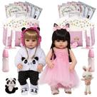 Boneca Reborn Realista Fofa Panda e Bailarina Envio Imediato