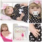 Boneca Reborn Realista Loira Linda Com Vestido Bolinha Itens Boneca Reborn Realista Loira Linda Com Vestido Bolinha Itens