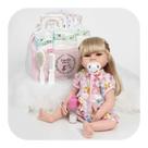 Boneca Reborn Realista Menina Alice 46cm Com Bolsa Itens