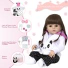 Boneca Reborn Realista Menina Panda Fofinha Envio Imediato