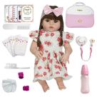 Boneca Reborn Realista Vinil Siliconado + Enxoval