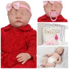 Boneca Reborn Recém Nascida Carequinha Com Vários Acessórios Boneca Reborn Recém Nascida Carequinha Com Vários Acessórios