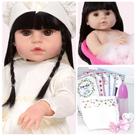Boneca Reborn Recém Nascida Morena Olho Castanho Princesa Boneca Reborn Recém Nascida Morena Olho Castanho Princesa