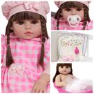 Boneca Reborn Recém Nascida Valentina Pode Dar Banho Fofa Boneca Reborn Recém Nascida Valentina Pode Dar Banho Fofa