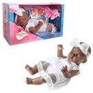 Boneca Reborn Rose Ring Batizado Negra 40 Cm Milk Envio 24h