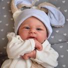 Boneca Reborn Zero Pam Lifelike 43 cm Silicone Preemie