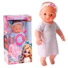 Boneca Religiosa Infantil Bless Baby 30 Cm Com Mecanismo Que Reza Pai Nosso