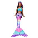 Boneca sereia Barbie Dreamtopia Twinkle Lights com 4 shows de luzes