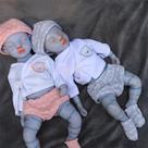 Boneca Silicone Reborn SERENDOLL 45 cm de corpo inteiro Blue Boby