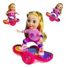 Boneca Skatista Com Luz Som Skate Giratória Anda Sozinha Boneca Skatista Com Luz Som Skate Giratória Anda Sozinha