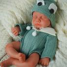 Boneca SOFTMARY Full Silicone 30 cm Lifelike Reborn Sleeping