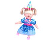 Boneca Sonho Azul Feliz Aniversário Rosa 39cm - Cotiplás