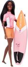 Boneca surfista Barbie Olympic Games Tokyo 2020 com acessórios Boneca surfista Barbie Olympic Games Tokyo 2020 com acessórios