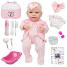 Boneca Tipo Reborn Lara Corpo 100% Vinil + Banheira Infantil Boneca Tipo Reborn Lara Corpo 100% Vinil + Banheira Infantil