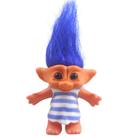 Boneca Troll Yintlilocn Lucky Vintage de 7,5 polegadas com cabelo azul