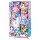 Boneca unicórnio faz xixi babys collection super toys - Cotiplas