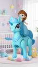 Boneca Unicórnio Mágico Infantil Anda E Ilumina