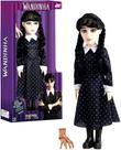 Boneca Vinil Menina Wandinha Vandinha Addams + Mãozinha Lançamento Netflix Original Série Tv