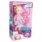 Boneca vinil primeira consulta c/ acessorios milk ref 460 - MILK BRINQUEDOS