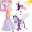 Boneca Yellow River que muda de cor: unicórnio e princesa, 30 cm Boneca Yellow River que muda de cor: unicórnio e princesa, 30 cm