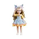 Bonecas BJD De 30cm Conjunto Completo Roupas De Boneca Anime Olhos 3D Vestido Lolita Brinquedo Para