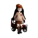 Bonecas BJD De 30cm Conjunto Completo Roupas De Boneca Anime Olhos 3D Vestido Lolita Brinquedo Para