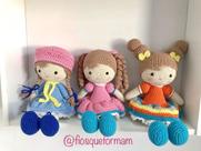 Bonecas de amigurumi