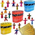Bonecas de Preocupação 5ô2 Guatemala 3 Caixas 18 Mini Bonecas 2,5 cm