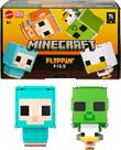 Bonecas Mattel Minecraft Flippin' Figs - Ovelha e Frango (Pacote com 2)