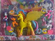 Bonecas Pony Unicórnio My Little Horse Luz Poney Brinquedo